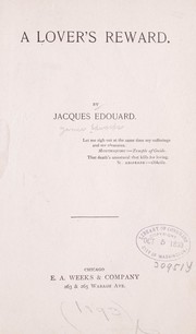 Cover of: A lover's reward