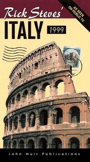 Cover of: Rick Steves' Italy 1999 (Rick Steves' Italy, 1999) by Rick Steves