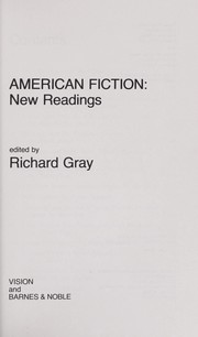 Cover of: American fiction by edited by Richard Gray.