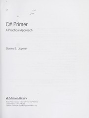 Cover of: C# primer by Stanley B. Lippman