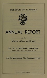 Cover of: [Report 1957]