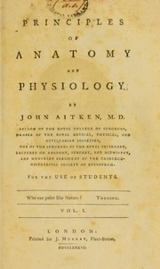 Cover of: Principles of anatomy and physiology ...