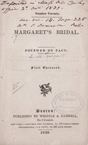Cover of: Margaret's bridal