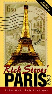 Cover of: Rick Steves' Paris 2000