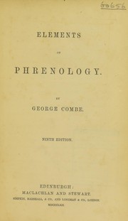 Cover of: Elements of phrenology