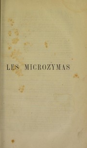 Cover of: Les microzymas by Antoine B©♭champ, Antoine B©♭champ