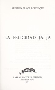 Cover of: La felicidad ja, ja