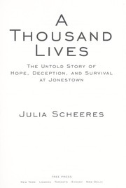 Cover of: A thousand lives