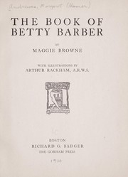 Cover of: The book of Betty Barber