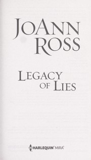 Cover of: Legacy of lies