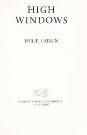 Cover of: High windows. by Philip Larkin