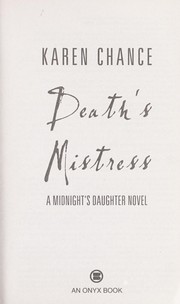 Cover of: Death's mistress by Karen Chance