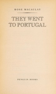 Cover of: They went to Portugal