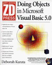 Cover of: Doing objects in Microsoft Visual Basic 5.0