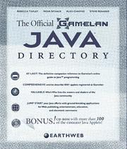 Cover of: The official Gamelan Java directory by Rebecca Tapley ... [et al.].