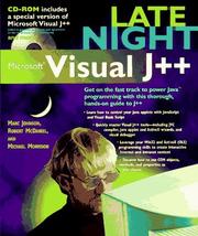 Cover of: Late Night Microsoft Visual J++