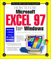 Cover of: How to use Microsoft Excel 97 for Windows