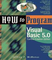 Cover of: How to program Visual Basic 5.0: control creation edition