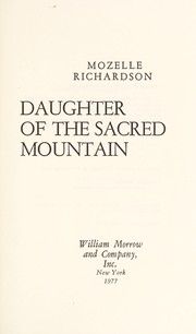 Cover of: Daughter of the sacred mountain