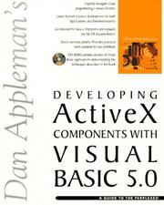 Cover of: Dan Appleman's Developing ActiveX components with Visual Basic 5.0 by Daniel Appleman