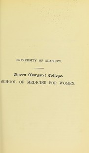 Cover of: Prospectus for session 1901-1902