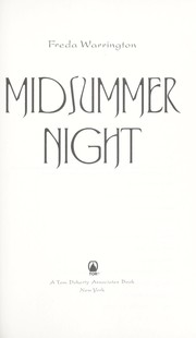 Cover of: Midsummer night by Freda Warrington