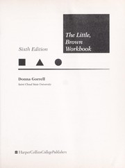 Cover of: The Little, Brown workbook