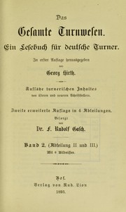 Cover of: Das gesamte Turnwesen by Georg Hirth