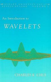 Cover of: An introduction to wavelets