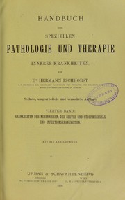 Cover of: Handbuch der speciellen Pathologie und Therapie innerer Krankheiten