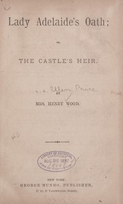 Cover of: Lady Adelaide's oath