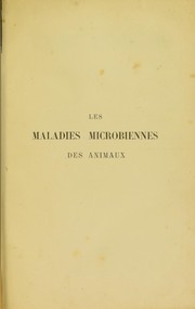 Cover of: Les maladies microbiennes des animaux