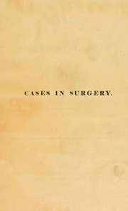 Cover of: Cases of diseased bladder and testicle