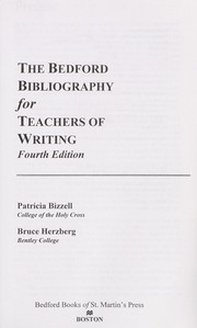 Cover of: The Bedford bibliography for teachers of writing