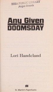 Cover of: Any given doomsday