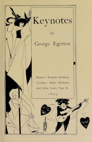 Cover of: Keynotes by George Egerton