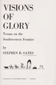 Cover of: Visions of glory | Stephen B. Oates
