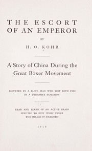 Cover of: The escort of an emperor