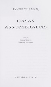 Cover of: Casas assombradas by Lynne Tillman