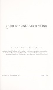 Cover of: Guide to manpower training