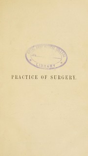 Cover of: The practice of surgery