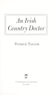 Cover of: An Irish country doctor by Taylor, Patrick