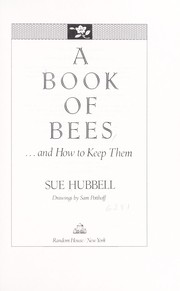 Cover of: A book of bees by Sue Hubbell