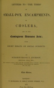 Cover of: Timely counsel, or, Short essays on social subjects by Thomas Atchison