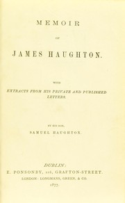 Memoir of by Samuel Haughton