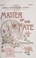 Cover of: Master of his fate