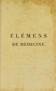 Cover of: ©l©♭mens de m©♭decine de J. Brown