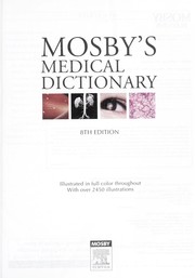 Cover of: Mosby's medical dictionary.