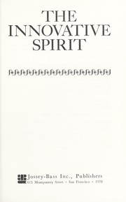 Cover of: The innovative spirit