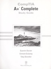 Cover of: CompTIA A+ complete study guide by Quentin Docter